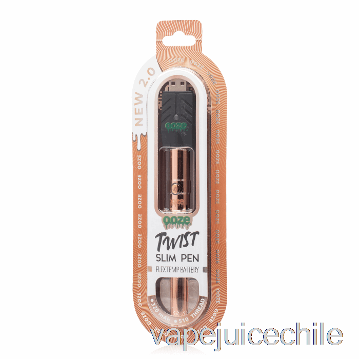 Vape Chile Rezuma Slim Twist Pen 2.0 Flex Temp Batería Oro Rosa